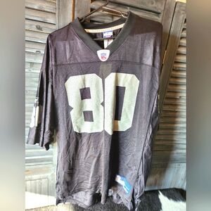 Vintage NFL Oakland Raiders Jerry Rice Black Mesh Jersey #80 Size Large